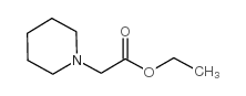 Ethyl1-Piperidineacetate structure, CAS 23853-10-3