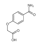 (4-Carbamoylphenoxy)aceticAcid structure, CAS 29936-86-5