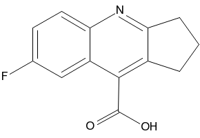 7-Bromo-2,3-dihydro-1H-cyclopenta[b]quinoline-9-carboxylicacid structure, CAS 37508-66-0