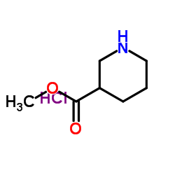 MethylPiperidine-3-carboxylateHydrochloride structure, CAS 89895-55-6
