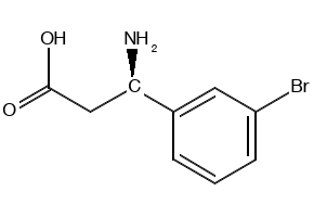 (R)-3-Amino-3-(3-bromo-phenyl)-propionicacid structure, CAS 788153-27-5