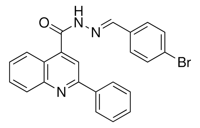 2-(4-Bromo-phenyl)-quinoline-4-carboxylicacidhydrazide structure, CAS 351899-02-0
