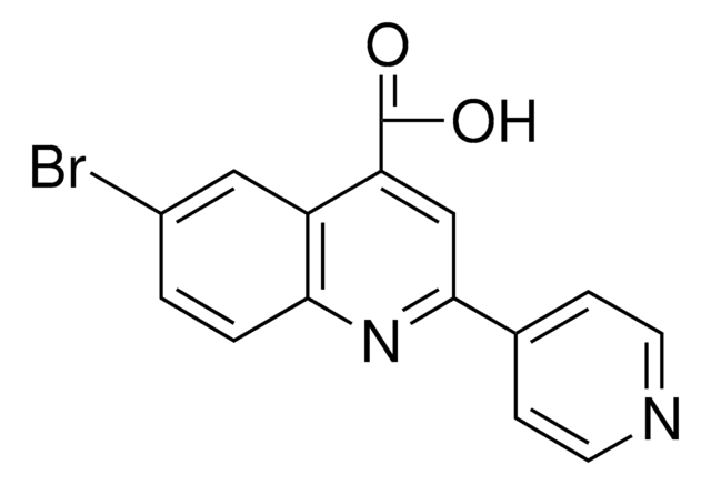 6-Bromo-2-pyridin-2-yl-quinoline-4-carboxylicacid structure, CAS 5109-98-8