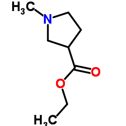 Ethyl1-Methylpyrrolidine-3-carboxylate structure, CAS 14398-95-9