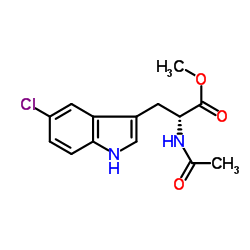 (R)-N-Acetyl-5-Chloro-Trp-OMe structure, CAS 114872-81-0
