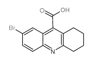 7-Bromo-1,2,3,4-tetrahydro-acridine-9-carboxylicacid structure, CAS 37509-14-1