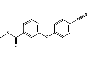 3-(4-Cyanophenoxy)propionicAcid structure, CAS 58228-89-0