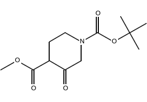 MethylN-Boc-3-Oxopiperidine-4-carboxylate structure, CAS 220223-46-1