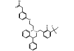Boc-(R)-3-Amino-3-(2-trifluoromethyl-phenyl)-propionicacid structure, CAS 501015-17-4