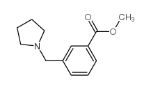 Methyl3-(1-Pyrrolidylmethyl)benzoate structure, CAS 321198-22-5