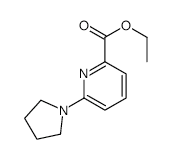 Ethyl6-(1-Pyrrolidyl)pyridine-2-carboxylate structure, CAS 1166756-92-8