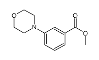 Methyl3-Morpholinobenzoate structure, CAS 145127-37-3