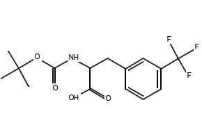 Boc-(S)-3-Amino-3-(3-trifluoromethyl-phenyl)-propionicacid structure, CAS 500770-78-5