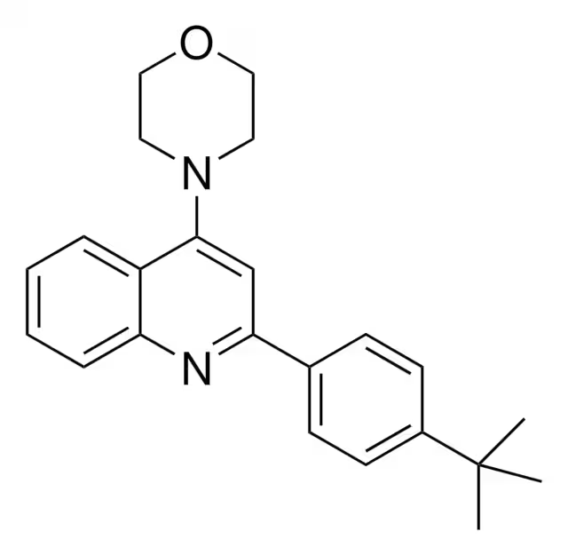 2-(4-tert-Butylphenyl)quinoline-4-carboxylicacid structure, CAS 181048-48-6