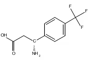 Boc-(R)-3-Amino-3-(4-trifluoromethyl-phenyl)-propionicacid structure, CAS 501015-19-6