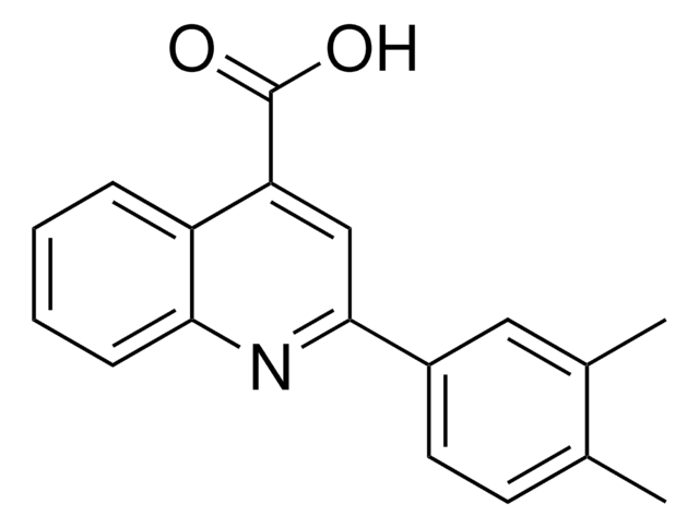 2-(3,4-Dimethylphenyl)quinoline-4-carboxylicacid structure, CAS 20389-06-4