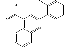 2-o-Tolylquinoline-4-carboxylicacid structure, CAS 174636-85-2