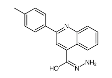 2-p-Tolylquinoline-4-carboxylicacidhydrazide structure, CAS 350988-64-6
