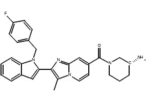 2-Biphenyl-4-yl-7-methylimidazo[1,2-a]pyridine-3-carbaldehyde structure, CAS 727652-10-0