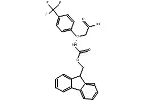 Fmoc-(S)-3-Amino-3-(4-trifluoromethyl-phenyl)-propionicacid structure, CAS 507472-21-1