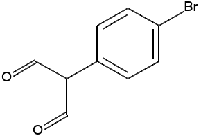 2-(4-Bromophenyl)malondialdehyde structure, CAS 709648-68-0