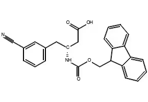 Boc-(R)-3-Amino-3-(4-cyano-phenyl)-propionicacid structure, CAS 501015-22-1