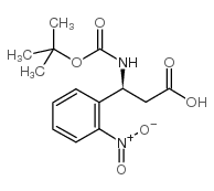 Boc-(S)-3-Amino-3-(2-nitro-phenyl)-propionicacid structure, CAS 500770-83-2