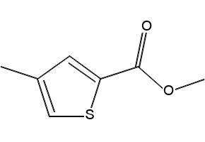 Methyl4-Methylthiophene-2-carboxylate structure, CAS 28686-90-0