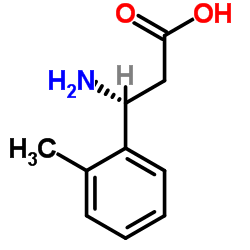 (R)-3-Amino-3-(2-methyl-phenyl)-propionicacid structure, CAS 752198-38-2