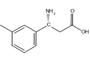 (R)-3-Amino-3-(3-methyl-phenyl)-propionicacid structure, CAS 748128-33-8