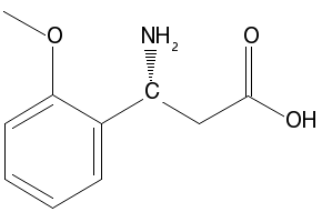 (R)-3-Amino-3-(2-methoxy-phenyl)-propionicacid structure, CAS 780034-13-1