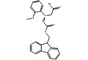 Fmoc-(R)-3-Amino-3-(2-methoxy-phenyl)-propionicacid structure, CAS 511272-31-4