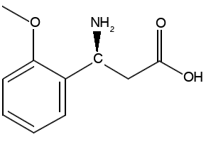 (S)-3-Amino-3-(2-methoxy-phenyl)-propionicacid structure, CAS 720662-28-2