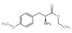 (S)-b-(p-methoxyphenyl)alanineethylester structure, CAS 17193-43-0