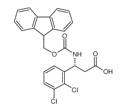 Fmoc-(R)-3-Amino-3-(2,3-dichloro-phenyl)-propionicacid structure, CAS 511272-38-1