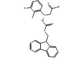 Fmoc-(S)-3-Amino-3-(2,3-dichloro-phenyl)-propionicacid structure, CAS 501015-35-6