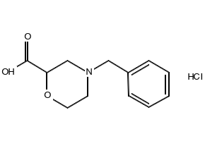 Ethyl4-Benzyl-2-morpholinecarboxylate structure, CAS 107904-08-5