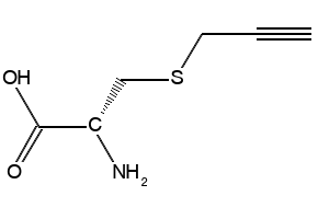 (R)-2-Amino-3-(2-propynylthio)propanoicAcid structure, CAS 3262-64-4