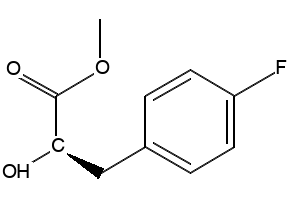 Methyl(R)-3-(4-Fluorophenyl)-2-hydroxypropionate structure, CAS 124980-98-9