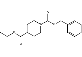 Ethyl1-Cbz-piperidine-4-carboxylate structure, CAS 160809-38-1