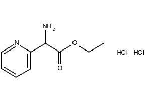 Ethyl2-Amino-2-(2-pyridinyl)acetateDihydrochloride structure, CAS 1236254-79-7