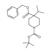 BenzylN-Boc-4-isopropyl-4-piperidinecarboxylate structure, CAS 1226776-80-2