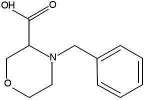 4-Benzylmorpholine-3-carboxylicAcid structure, CAS 1219426-63-7