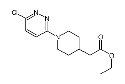 Ethyl2-[1-(6-Chloro-3-pyridazinyl)-4-piperidyl]acetate structure, CAS 1246471-48-6