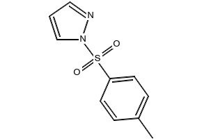 1H-Pyrazole,1-[(4-methylphenyl)sulfonyl]- structure, CAS 6126-10-9