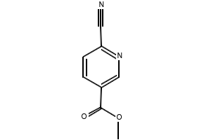 Methyl6-Cyanopyridine-3-carboxylate structure, CAS 89809-65-4