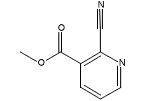 Methyl2-Cyanopyridine-3-carboxylate structure, CAS 75358-89-3