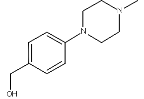 [4-(4-Methylpiperazino)phenyl]methanol structure, CAS 342405-34-9