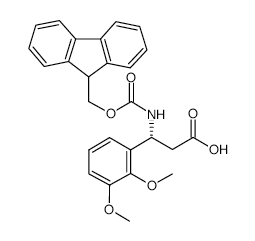Fmoc-(R)-3-Amino-3-(2,3-dimethoxy-phenyl)-propionicacid structure, CAS 511272-39-2