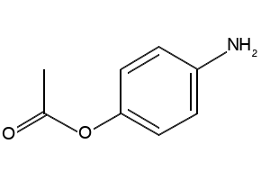 Aceticacid4-aminophenylester structure, CAS 13871-68-6